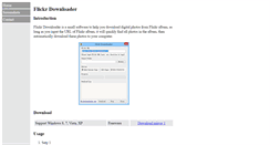 Desktop Screenshot of flickrdownloader.com